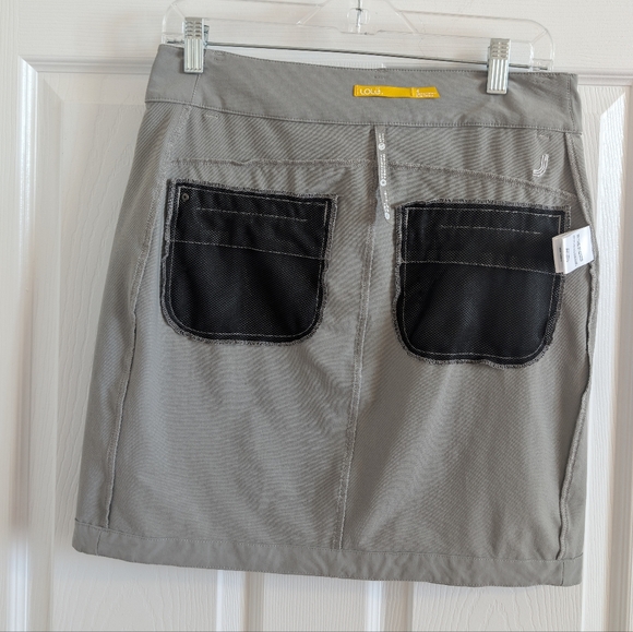 Lole Skirt Quick Dry Activewear  Hiking Sport  Gray  Size 4 - Picture 5 of 15